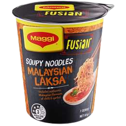 Nestle Maggi Fusian Noodle Cup Malaysian Laksa
