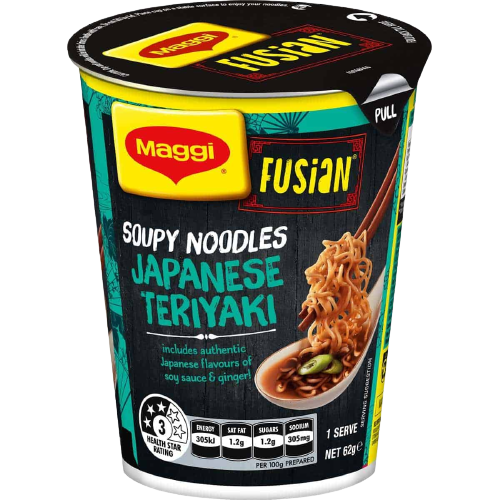 Nestle Maggi Fusian Noodle Cup Japanese Teriyaki